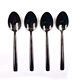 16pcs stainless steel black flatware set